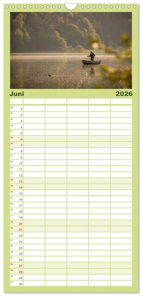 Produktbild: Familienplaner 2026 - Naturparadies Allg&auml;u - Von Oberstdorf bis F&uuml;ssen mit 5 Spalten (Wandkalender, 21 x 45 cm) CALVENDO