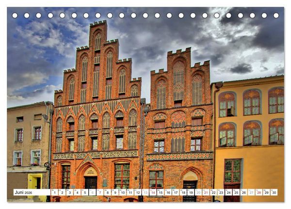 Produktbild: Thorn Torun - Die gotische Altstadt (Tischkalender 2026 DIN A5 quer), CALVENDO Monatskalender