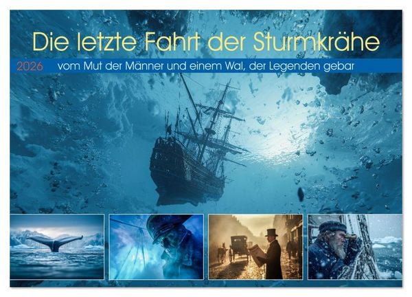 Produktbild: Die letzte Fahrt der Sturmkr&auml;he (Wandkalender 2026 DIN A4 quer), CALVENDO Monatskalender