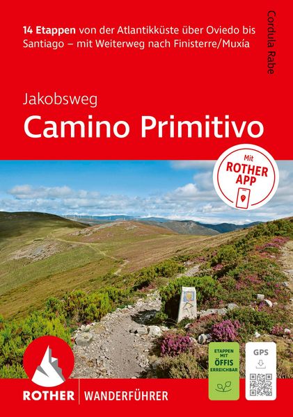 Produktbild: ROTHER Wanderf&uuml;hrer Jakobsweg &ndash; Camino Primitivo. 14 Etappen von der Atlantikk&uuml;ste &uuml;ber Oviedo bis Santiago