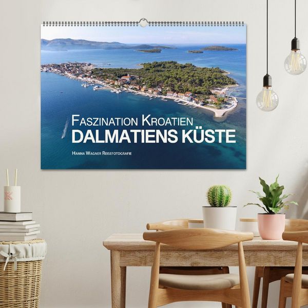 Produktbild: Faszination Kroatien - Dalmatiens K&uuml;ste (Wandkalender 2026 DIN A2 quer), CALVENDO Monatskalender