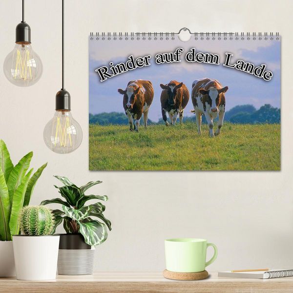 Produktbild: Rinder auf dem Lande (Wandkalender 2026 DIN A4 quer), CALVENDO Monatskalender
