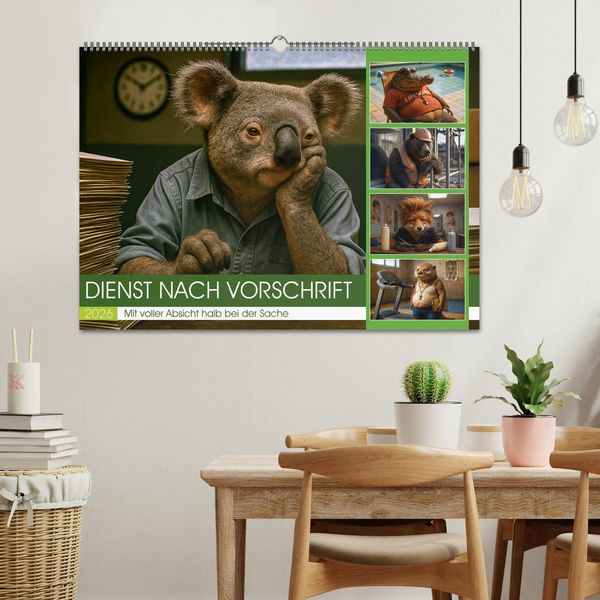 Produktbild: Dienst nach Vorschrift (Wandkalender 2026 DIN A2 quer), CALVENDO Monatskalender