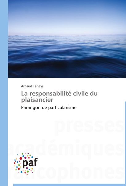 Produktbild: La responsabilit&eacute; civile du plaisancier