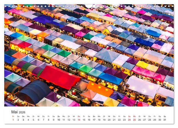 Produktbild: Thailand - Das Land des L&auml;chelns. (Wandkalender 2026 DIN A3 quer), CALVENDO Monatskalender