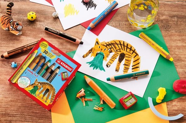 Produktbild: STABILO Aquarellbuntstift woody 3 in 1