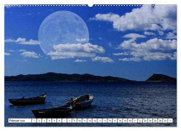 Produktbild: Tr&auml;ume im Mondlicht (hochwertiger Premium Wandkalender 2026 DIN A2 quer), Kunstdruck in Hochglanz