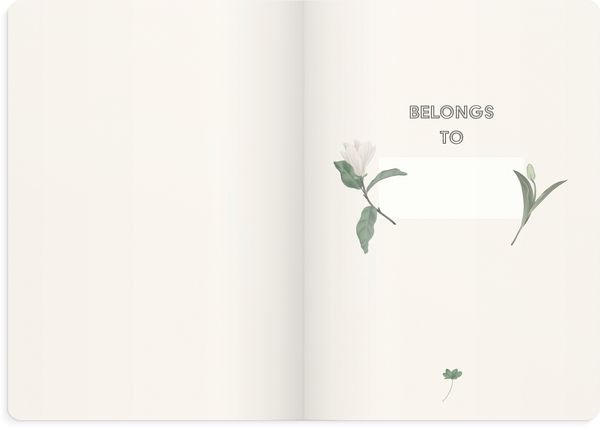 Produktbild: Burde Notizbuch Deluxe A5 Floral
