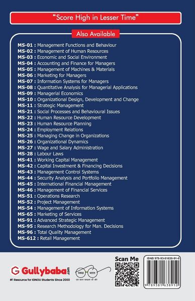 Produktbild: MS-05 Management of Machines and Materials