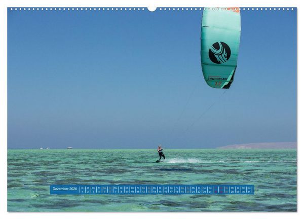 Produktbild: Kite Boarding El Gouna (Wandkalender 2026 DIN A2 quer), CALVENDO Monatskalender