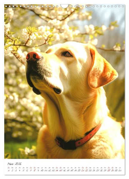 Produktbild: Der Labrador (Wandkalender 2026 DIN A3 hoch), CALVENDO Monatskalender