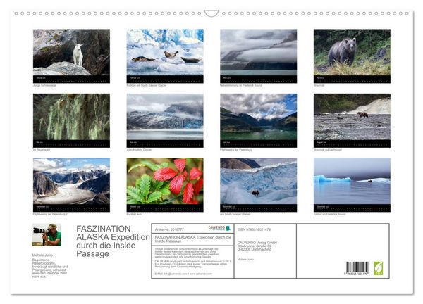 Produktbild: FASZINATION ALASKA Expedition durch die Inside Passage (Wandkalender 2026 DIN A2 quer), CALVENDO Monatskalender
