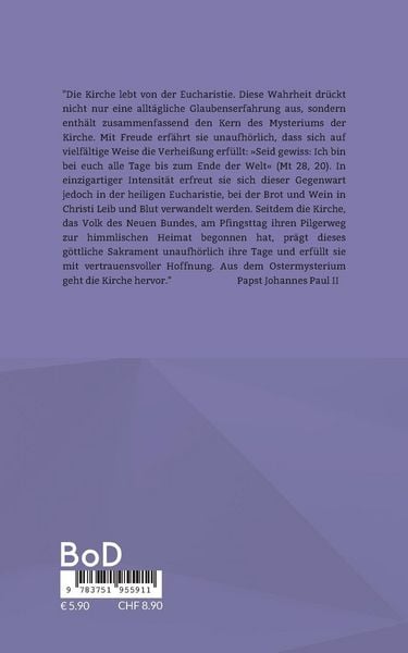 Produktbild: Enzyklika Ecclesia Eucharistia