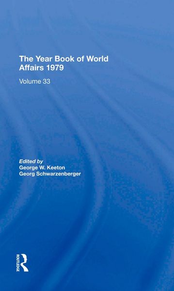 Produktbild: The Year Book Of World Affairs, 1979