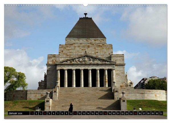 Produktbild: Melbourne (Wandkalender 2026 DIN A2 quer), CALVENDO Monatskalender