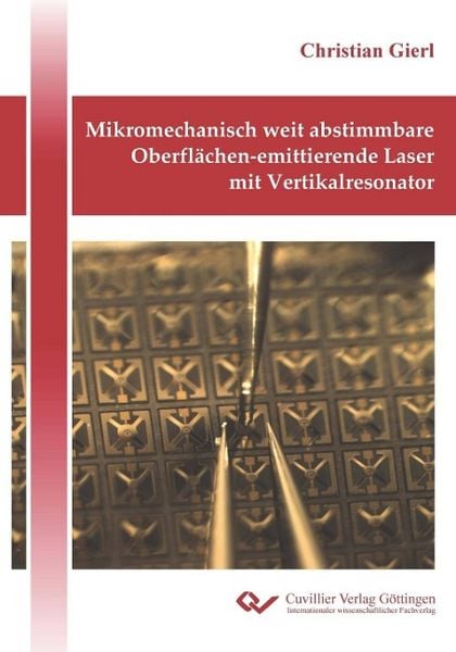 Produktbild: Mikromechanisch weit abstimmbare Oberfl&auml;chen-emittierende Laser mit Vertikalresonator