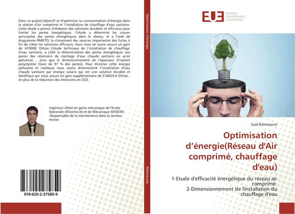 Produktbild: Optimisation d'&eacute;nergie(R&eacute;seau d'Air comprim&eacute;, chauffage d'eau)
