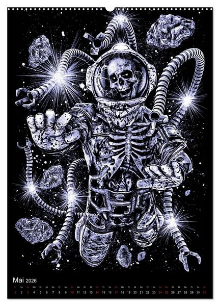 Produktbild: BLOODBOY/DARK ILLUSTRATION (Wandkalender 2026 DIN A2 hoch), CALVENDO Monatskalender