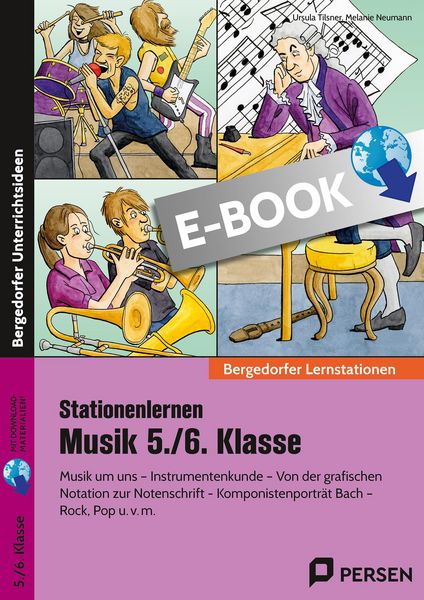 Produktbild: Stationenlernen Musik 5./6. Klasse