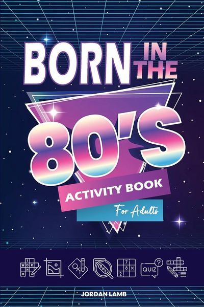 Produktbild: Born in the 80s Activity Book for Adults