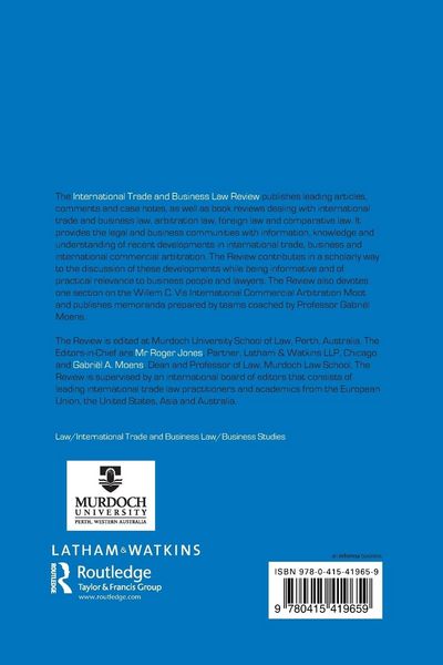 Produktbild: International Trade and Business Law Review