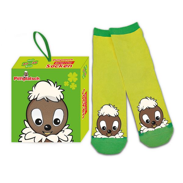 Produktbild: TR&Ouml;TSCH - Unser Sandm&auml;nnchen Pittiplatsch Kindersocken Gr&ouml;&szlig;e 27 bis 30