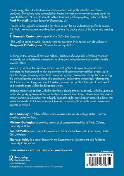 Produktbild: Politics in the Republic of Ireland