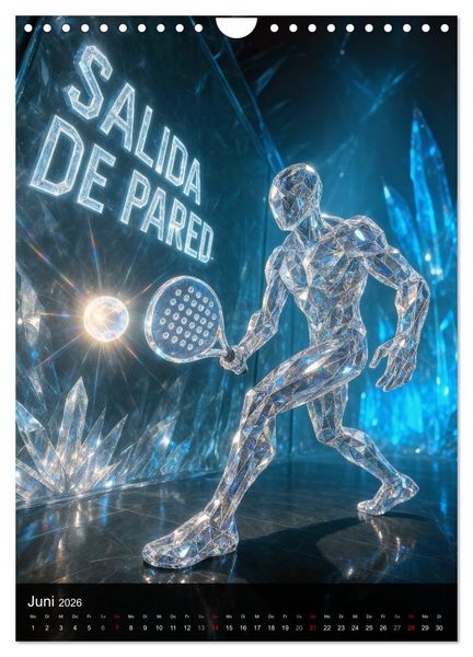 Produktbild: Padel G&ouml;tter (Wandkalender 2026 DIN A4 hoch), CALVENDO Monatskalender