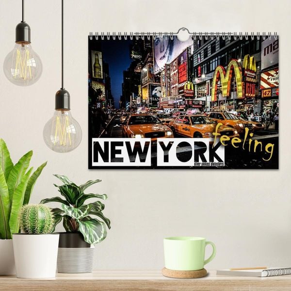 Produktbild: New York feeling (Wandkalender 2026 DIN A4 quer), CALVENDO Monatskalender