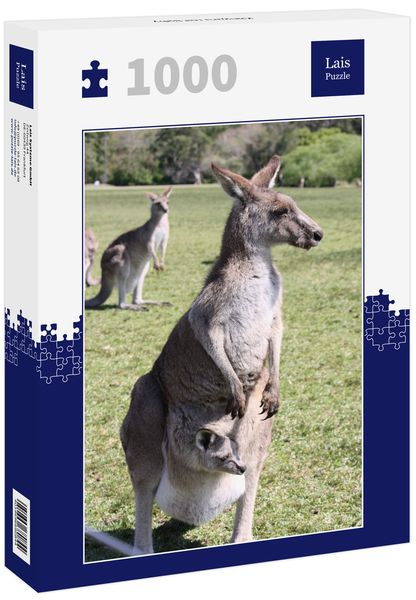 Produktbild: Lais Puzzle K&auml;nguru mit Baby 1000 Teile