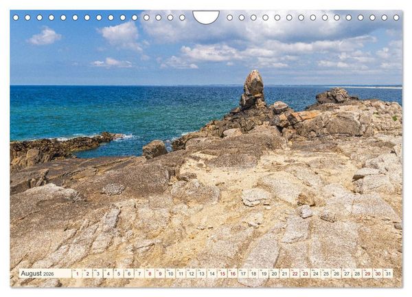 Produktbild: Bretagne - Traumk&uuml;sten im s&uuml;dlichen Finist&egrave;re (Wandkalender 2026 DIN A4 quer), CALVENDO Monatskalender