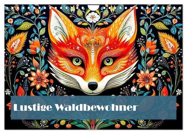 Produktbild: Lustige Waldtiere (Wandkalender 2026 DIN A4 quer), CALVENDO Monatskalender