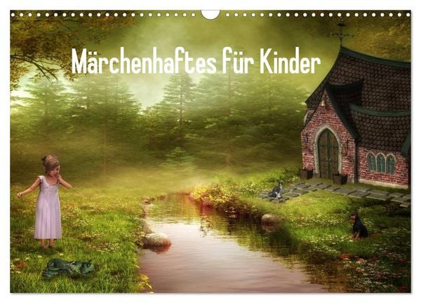 Produktbild: M&auml;rchenhaftes f&uuml;r Kinder (Wandkalender 2026 DIN A3 quer), CALVENDO Monatskalender