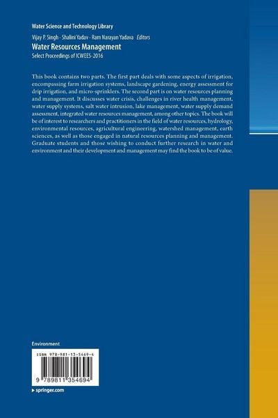 Produktbild: Water Resources Management