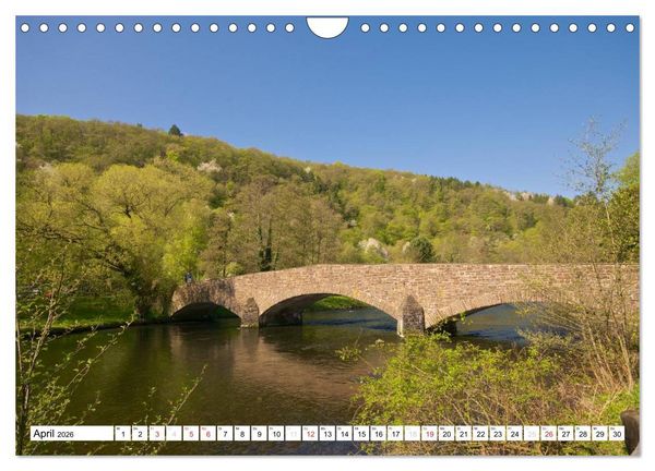 Produktbild: B&auml;che, Fl&uuml;sse, Seen - Wasser in der Eifel (Wandkalender 2026 DIN A4 quer), CALVENDO Monatskalender