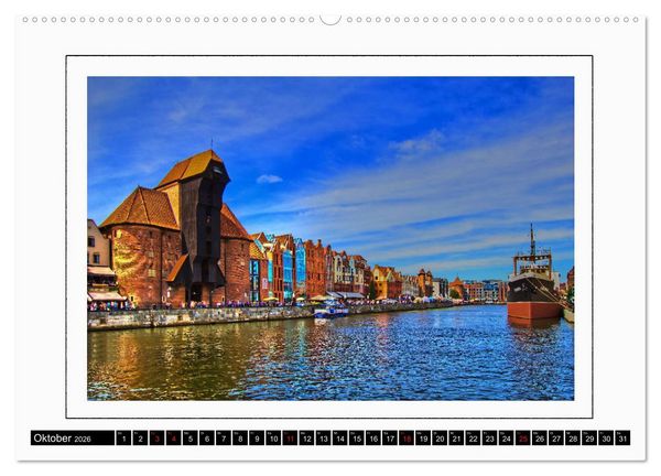 Produktbild: Danzig Gdansk (hochwertiger Premium Wandkalender 2026 DIN A2 quer), Kunstdruck in Hochglanz