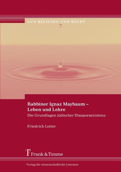 Produktbild: Rabbiner Ignaz Maybaum - Leben und Lehre
