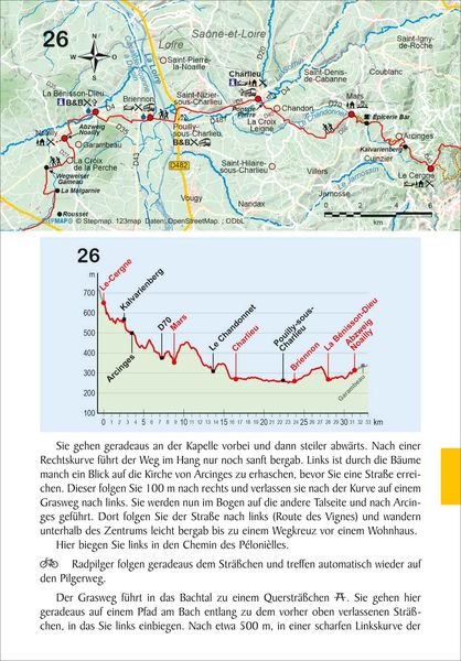 Produktbild: Jakobsweg Trier - Le Puy-en-Velay