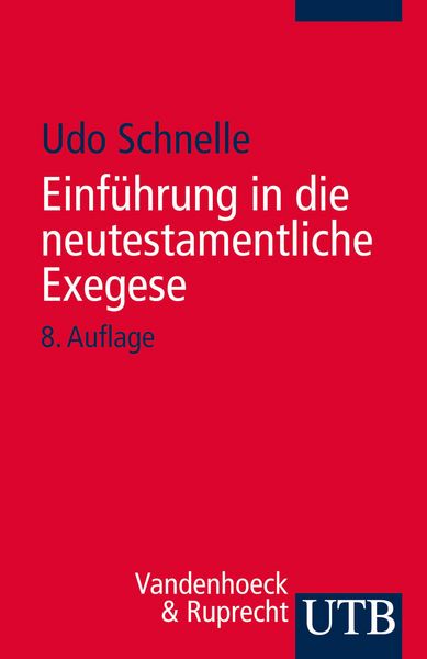 Produktbild: Einf&uuml;hrung in die neutestamentliche Exegese