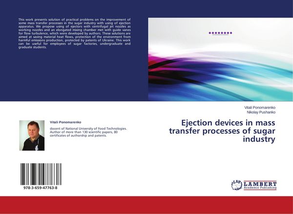 Produktbild: Ejection devices in mass transfer processes of sugar industry