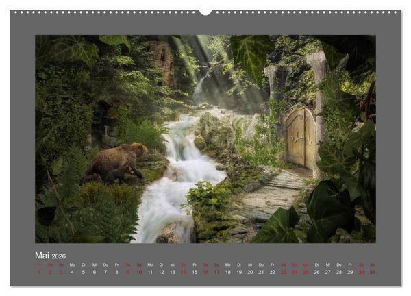 Produktbild: Waldgeheimnisse (hochwertiger Premium Wandkalender 2026 DIN A2 quer), Kunstdruck in Hochglanz
