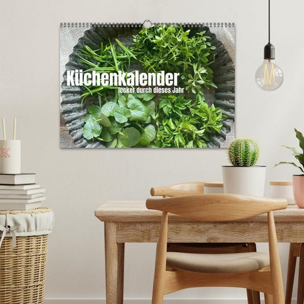 Produktbild: K&uuml;chenkalender - lecker durch dieses Jahr (Wandkalender 2026 DIN A3 quer), CALVENDO Monatskalender