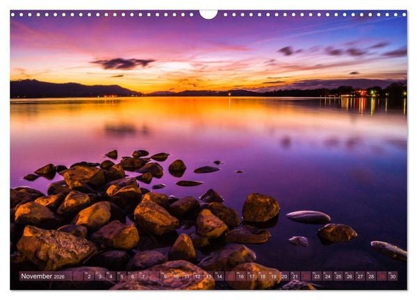 Produktbild: Farbenfroh Bodensee (Wandkalender 2026 DIN A3 quer), CALVENDO Monatskalender