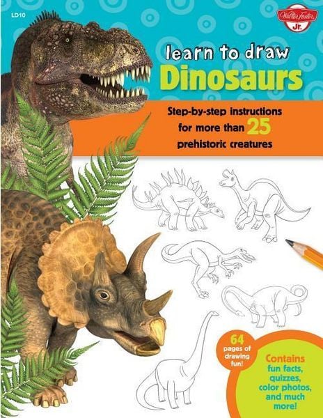 Produktbild: Walter Foster Jr Creative Team: Learn to Draw Dinosaurs