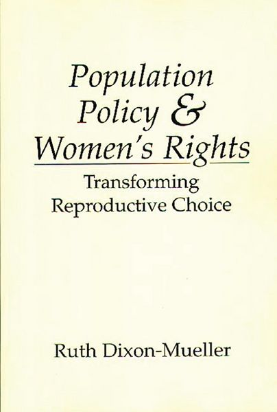 Produktbild: Population Policy and Women's Rights