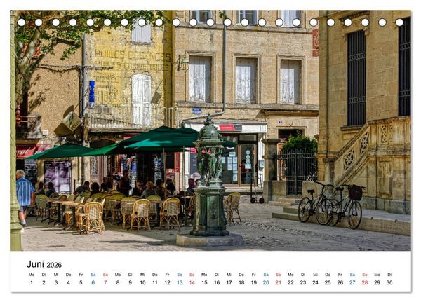 Produktbild: Uz&eacute;s - Charmante Kleinstadt im Gard (Tischkalender 2026 DIN A5 quer), CALVENDO Monatskalender