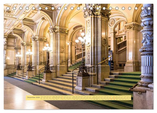Produktbild: St&auml;dtereise Wien (Tischkalender 2026 DIN A5 quer), CALVENDO Monatskalender