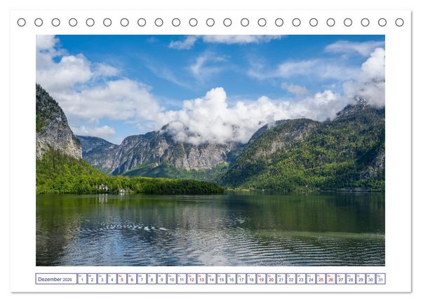 Produktbild: Traumziel Hallstatt in &Ouml;sterreich (Tischkalender 2026 DIN A5 quer), CALVENDO Monatskalender