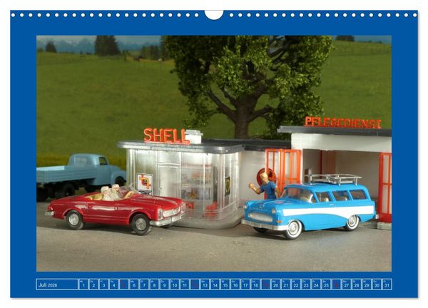Produktbild: Die Welt der kleinen Autos (Wandkalender 2026 DIN A3 quer), CALVENDO Monatskalender