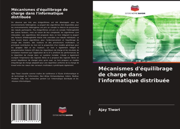 Produktbild: M&eacute;canismes d'&eacute;quilibrage de charge dans l'informatique distribu&eacute;e